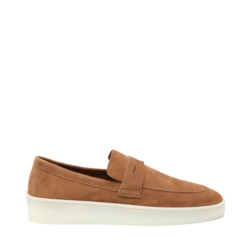 Deconstructed slip-ons with saddle detail - Slip on | Frau Shoes | Official Online Shop