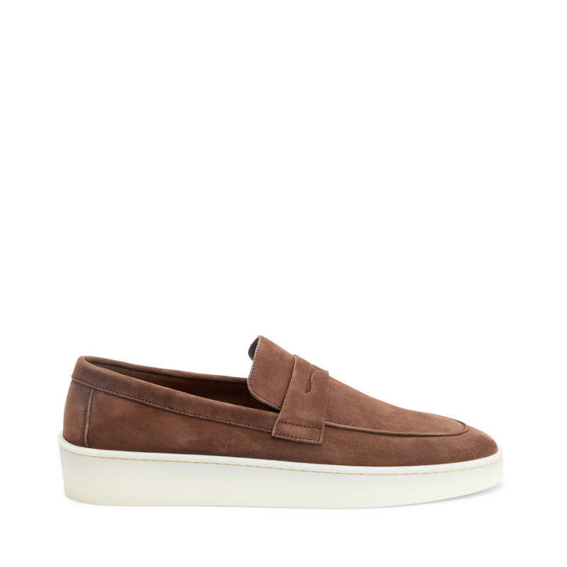 Deconstructed slip-ons with saddle detail - Slip on | Frau Shoes | Official Online Shop