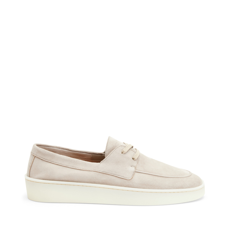 Deconstructed suede 4-hole sneakers | Frau Shoes | Official Online Shop