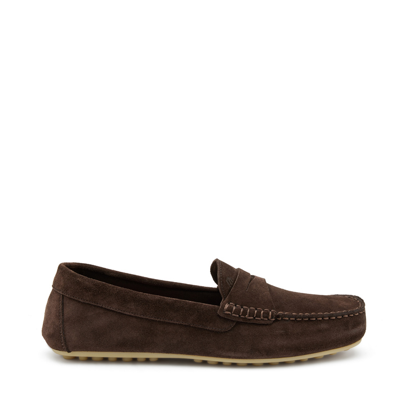 Driving shoes with saddle detailing - Loafers | Frau Shoes | Official Online Shop