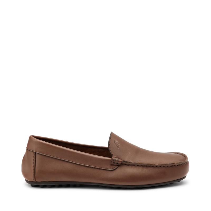 Plain leather driving shoes | Frau Shoes | Official Online Shop