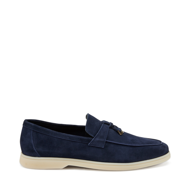 Suede slip-ons with tassels - Loafers | Frau Shoes | Official Online Shop