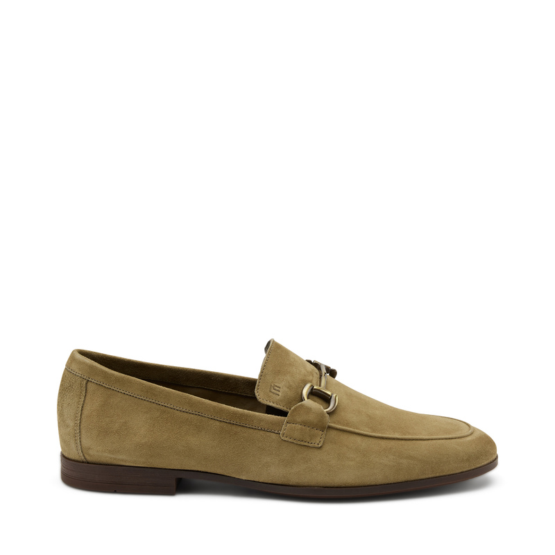 Suede loafers with clasp detail - Color Block | Frau Shoes | Official Online Shop