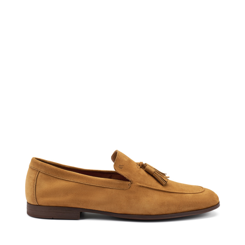 Mokassin aus Veloursleder mit Quasten | Frau Shoes | Official Online Shop