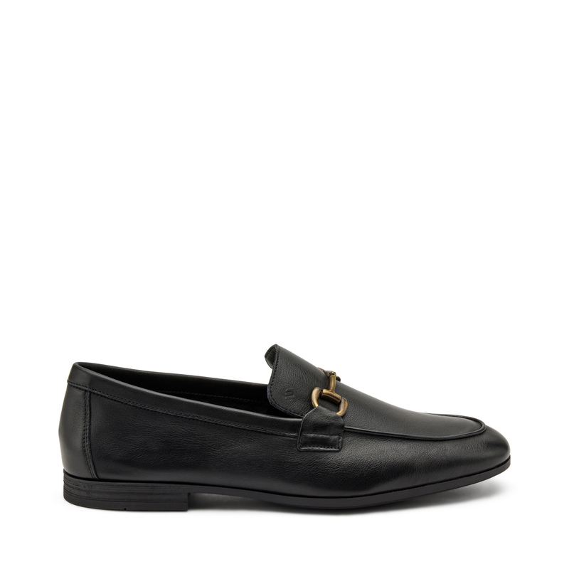 Mokassin aus Leder mit Spange - Mokassins | Frau Shoes | Official Online Shop