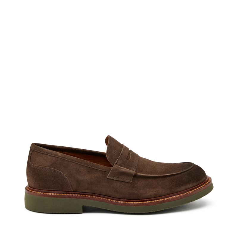 Suede loafers with contrasting sole - Classic Chic | Frau Shoes | Official Online Shop