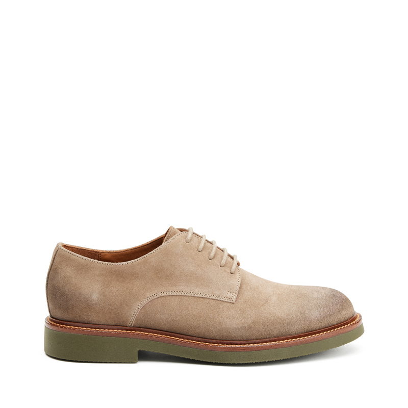 Suede lace-ups with contrasting sole - carosello 3 | Frau Shoes | Official Online Shop