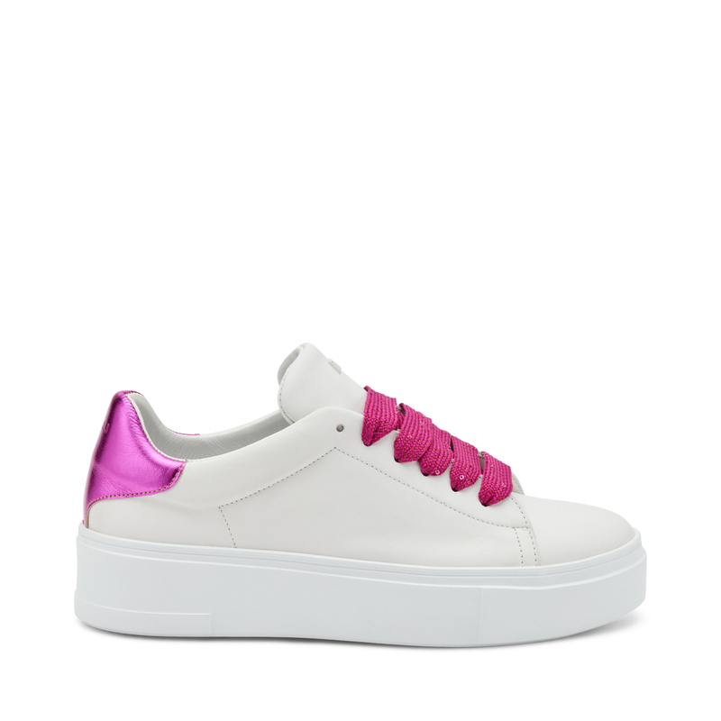 Leather sneakers with bright laces | Frau Shoes | Official Online Shop