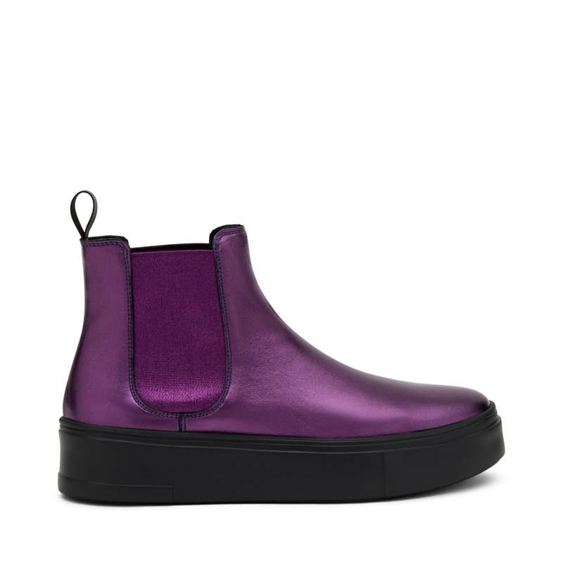 Foiled leather Chelsea boots - Metal Trend | Frau Shoes | Official Online Shop