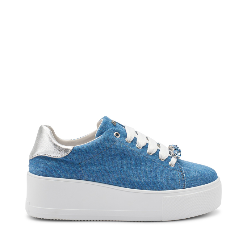 Plateau-Sneaker aus Denim | Frau Shoes | Official Online Shop