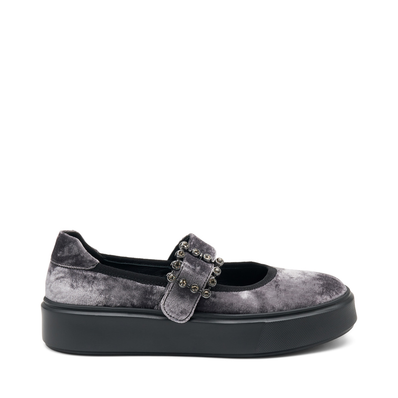 Sportliche Ballerinas aus Samt | Frau Shoes | Official Online Shop