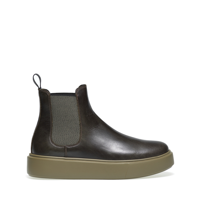 Colour-block leather Chelsea boots - beatles | Frau Shoes | Official Online Shop