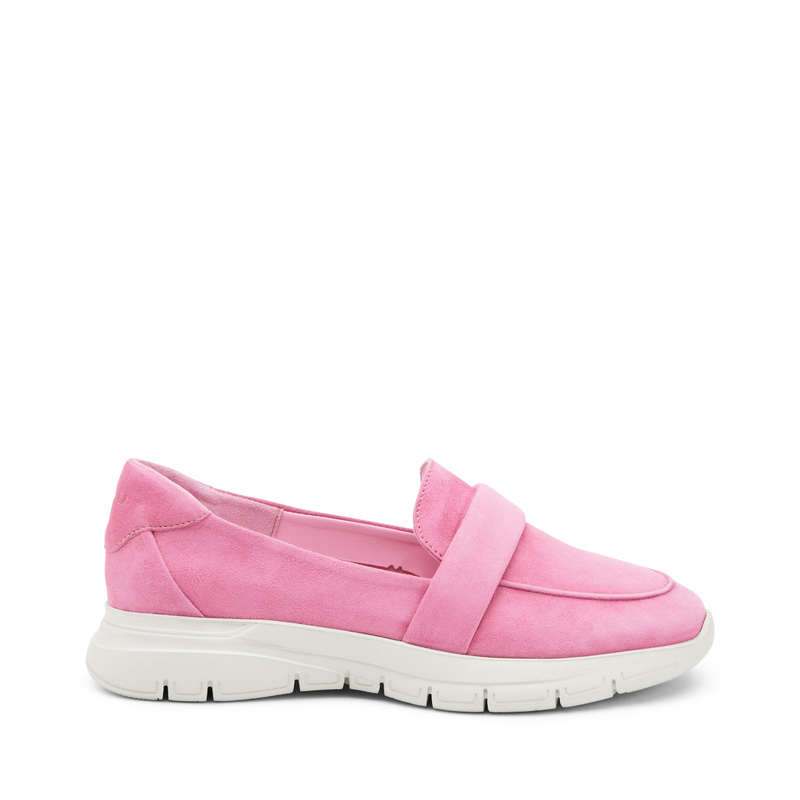 Slip-on extalight in pelle scamosciata con traversina | Frau Shoes | Official Online Shop