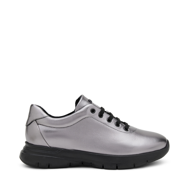Sporty foiled leather sneakers | Frau Shoes | Official Online Shop