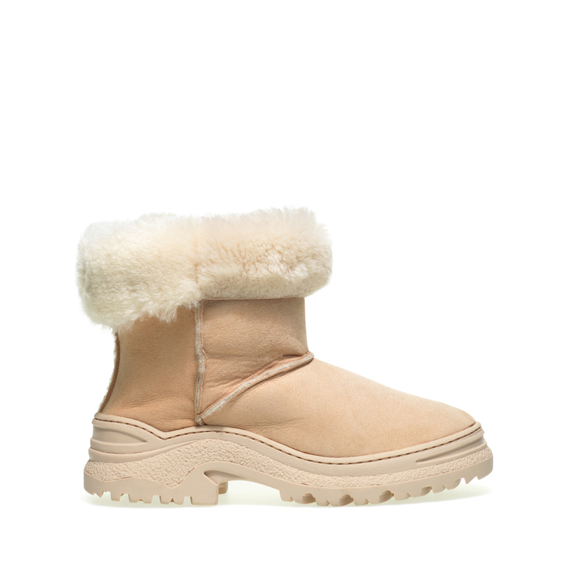 Warm sheepskin ankle boots | Frau Shoes | Official Online Shop