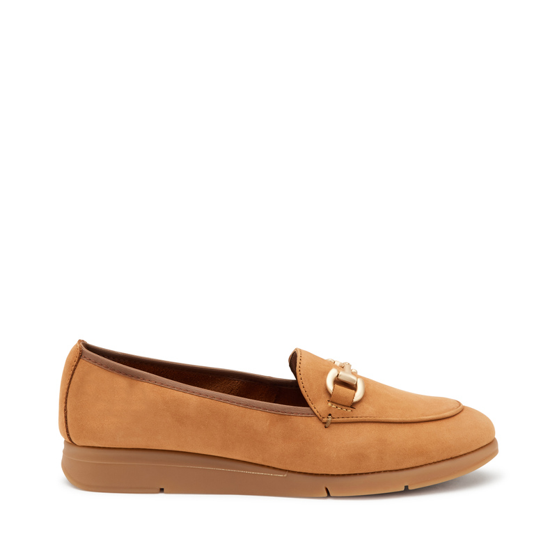 Comfortable nubuck leather loafers - Loafers & Mules | Frau Shoes | Official Online Shop