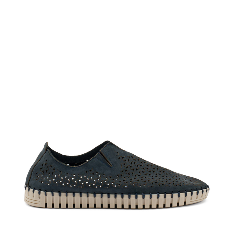 Slip-On aus gelasertem Nubukleder | Frau Shoes | Official Online Shop