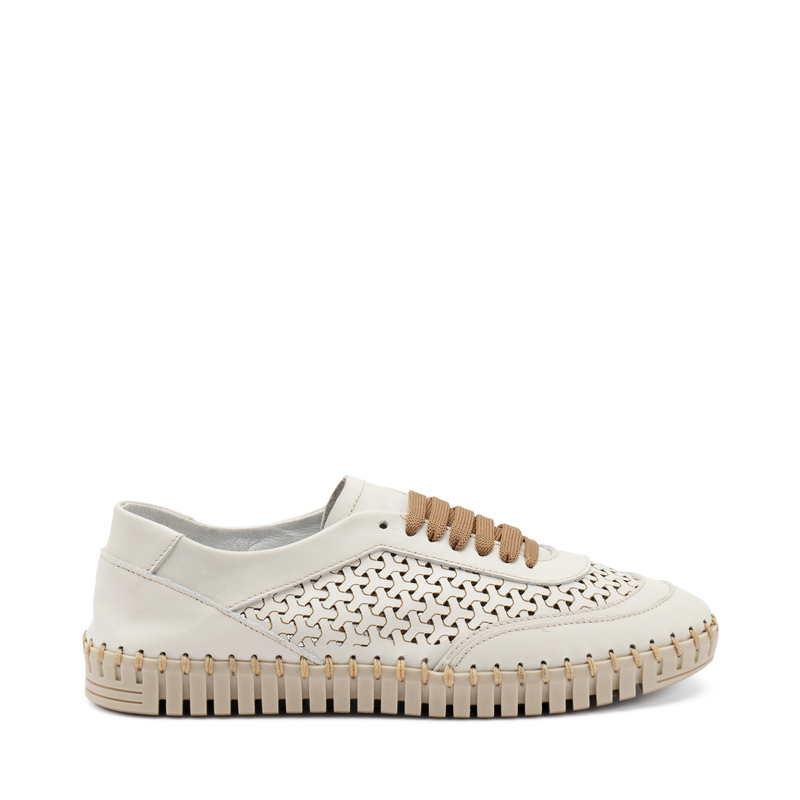 Sneaker aus gelasertem Leder | Frau Shoes | Official Online Shop