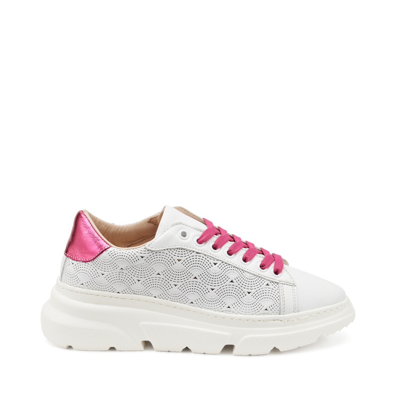 Perforated leather sneakers - Color Block | Frau Shoes | Official Online Shop