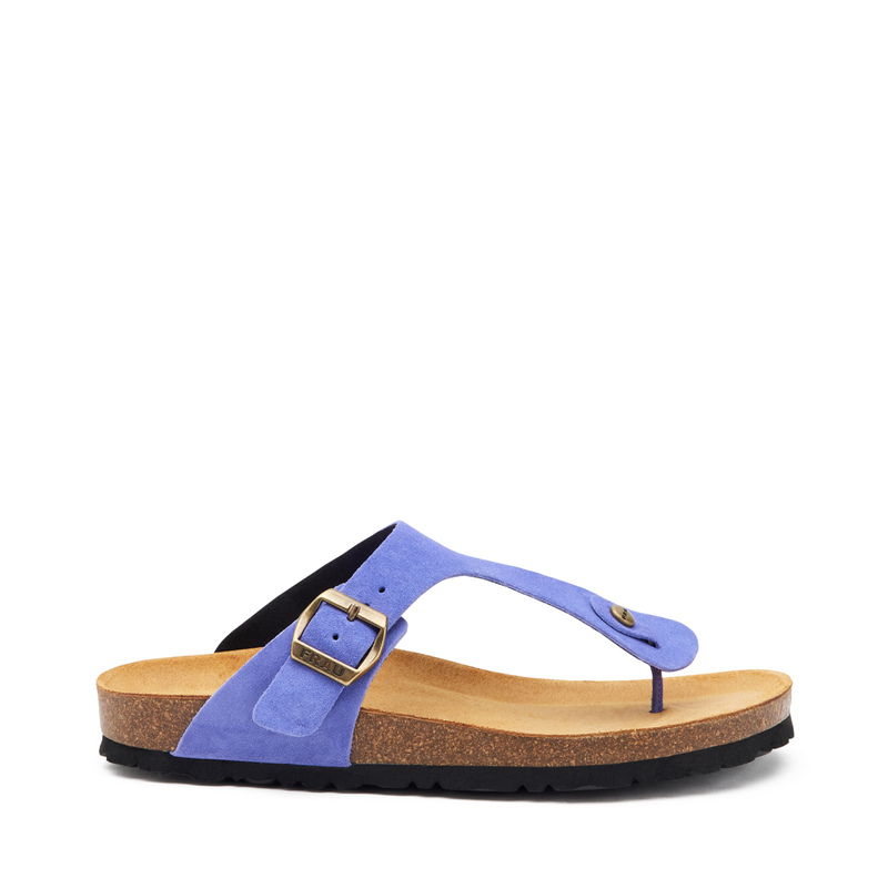 Basic suede thong sliders - Woman | Frau Shoes | Official Online Shop
