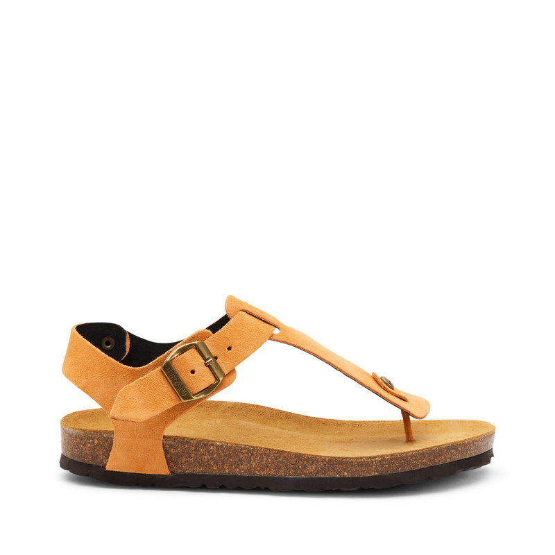 Basic suede thong sandals - Woman | Frau Shoes | Official Online Shop
