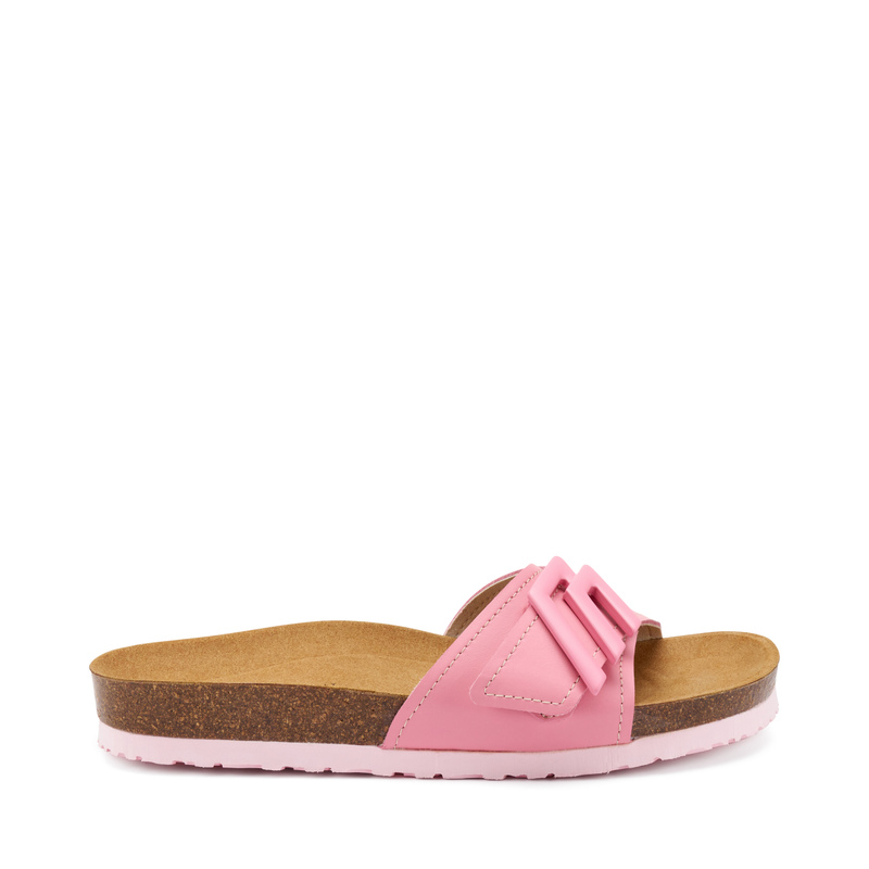 Pantolette mit Riemen und Logo | Frau Shoes | Official Online Shop