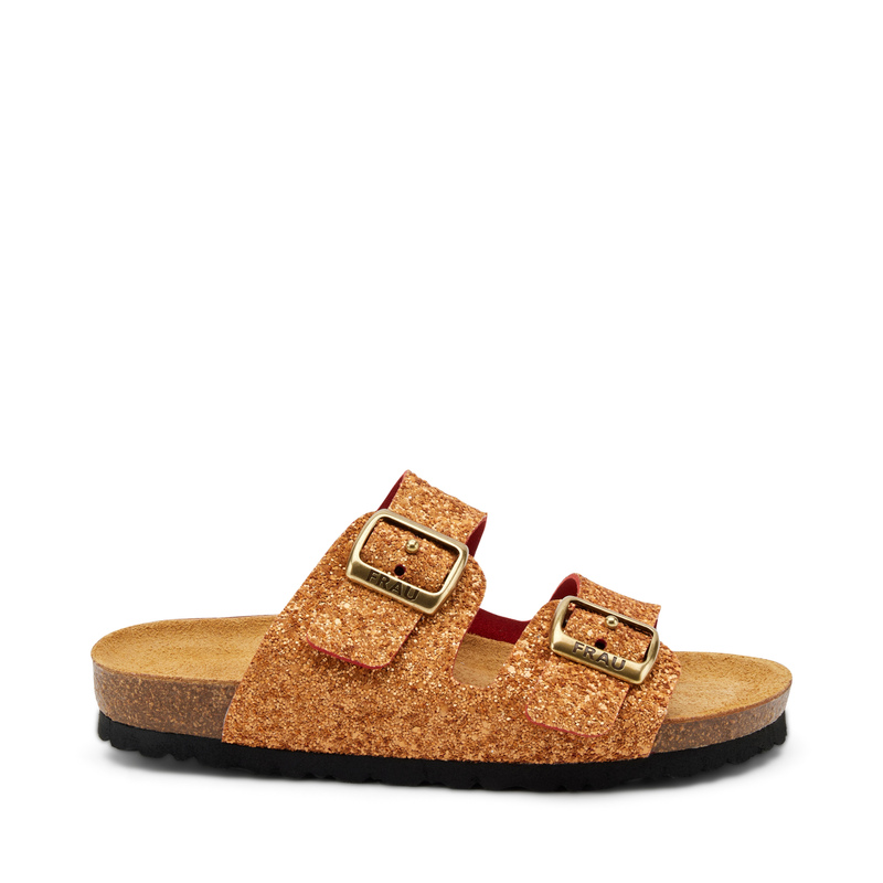 Shine double-strap sliders - Slippers | Frau Shoes | Official Online Shop