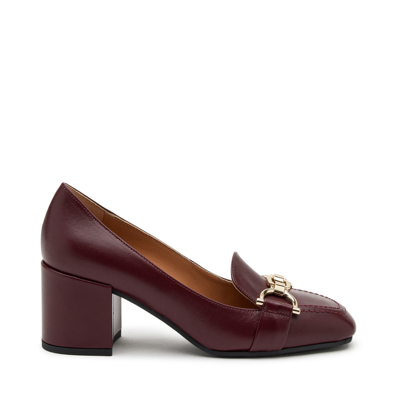 Mokassin mit Absatz aus Leder - H/W 2023 Kollektion | Frau Shoes | Official Online Shop