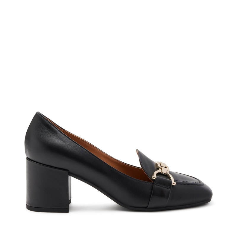 Heeled leather loafers - Heels | Frau Shoes | Official Online Shop
