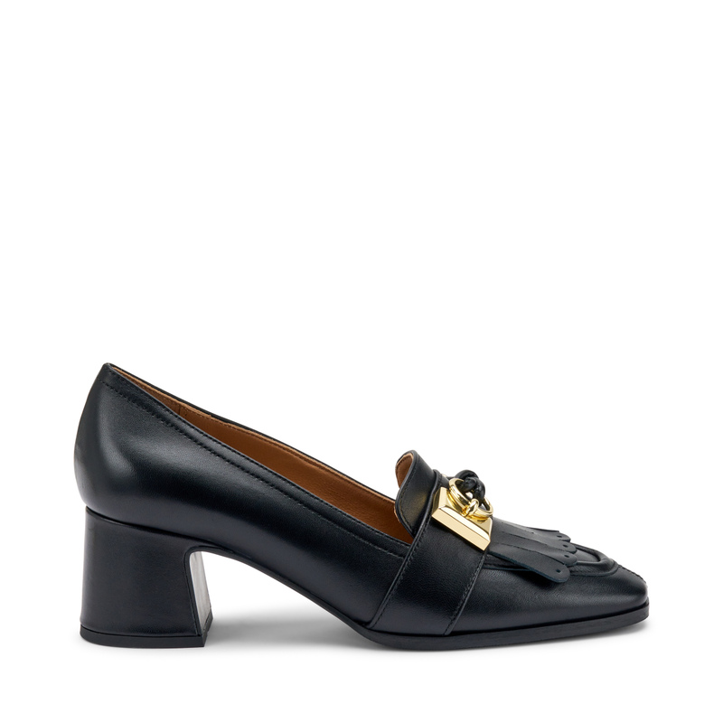 Leather pumps with fringing | Frau Shoes | Official Online Shop