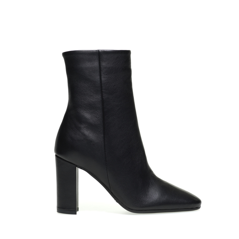 Leather ankle boots with block heel | Frau Shoes | Official Online Shop