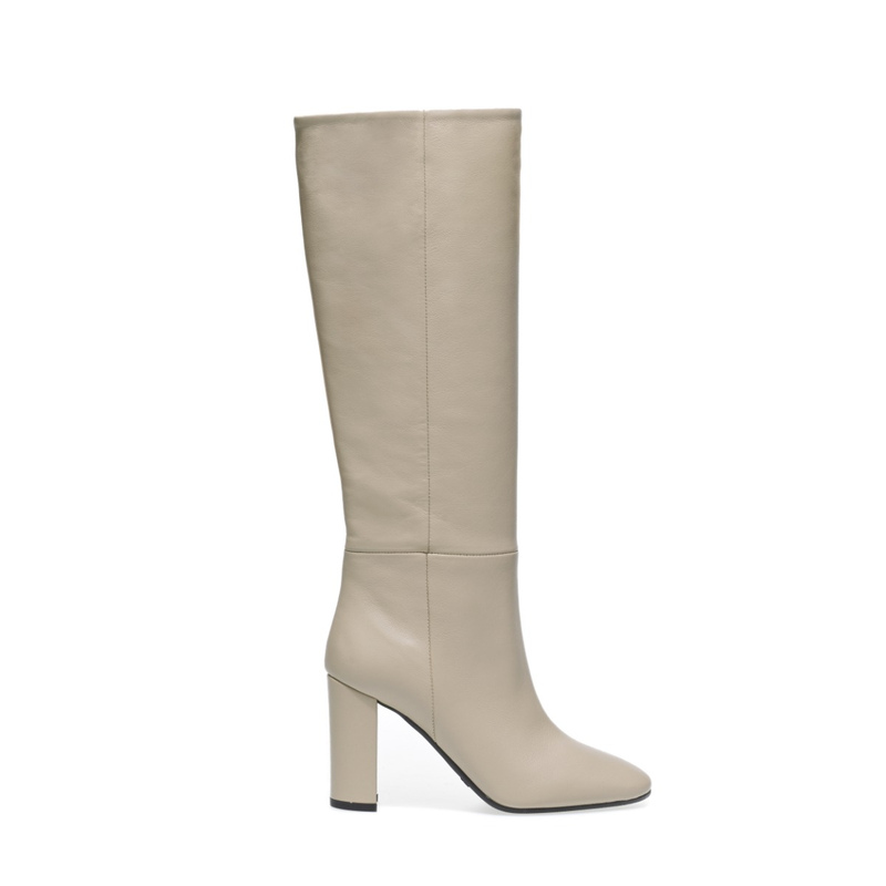 Leather boots with block heel - Women's Collection | Frau Shoes | Official Online Shop