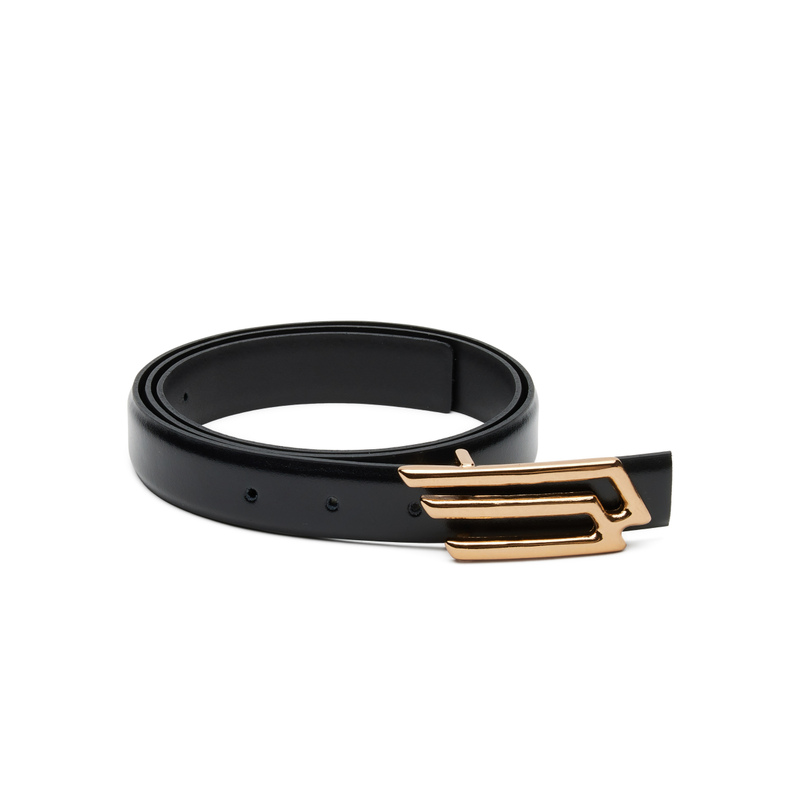 Leather belt with brand detail - Bags & Belts | Frau Shoes | Official Online Shop