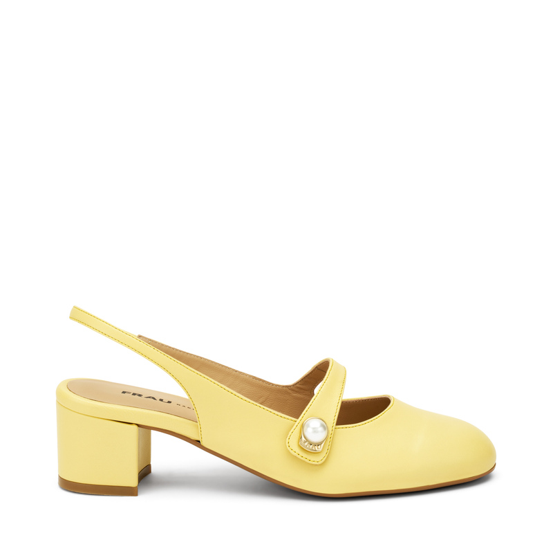 Slingback in pelle con perla | Frau Shoes | Official Online Shop