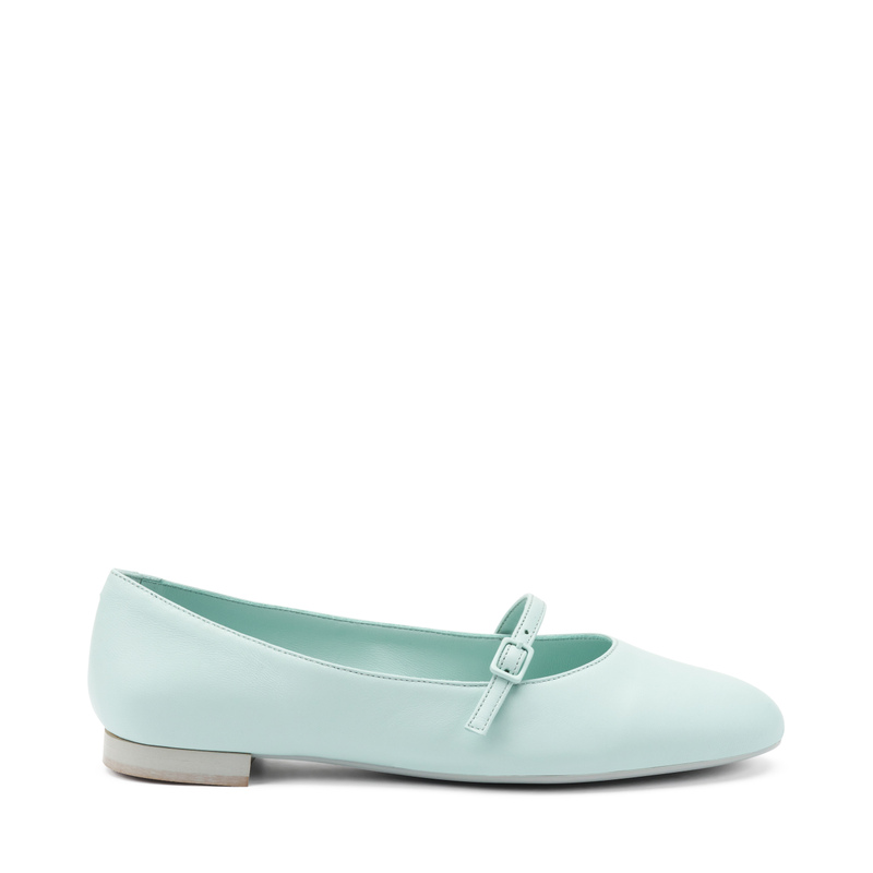 Leather ballet flats with strap | Frau Shoes | Official Online Shop