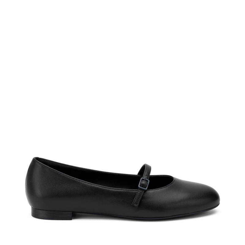 Leather ballet flats with strap | Frau Shoes | Official Online Shop