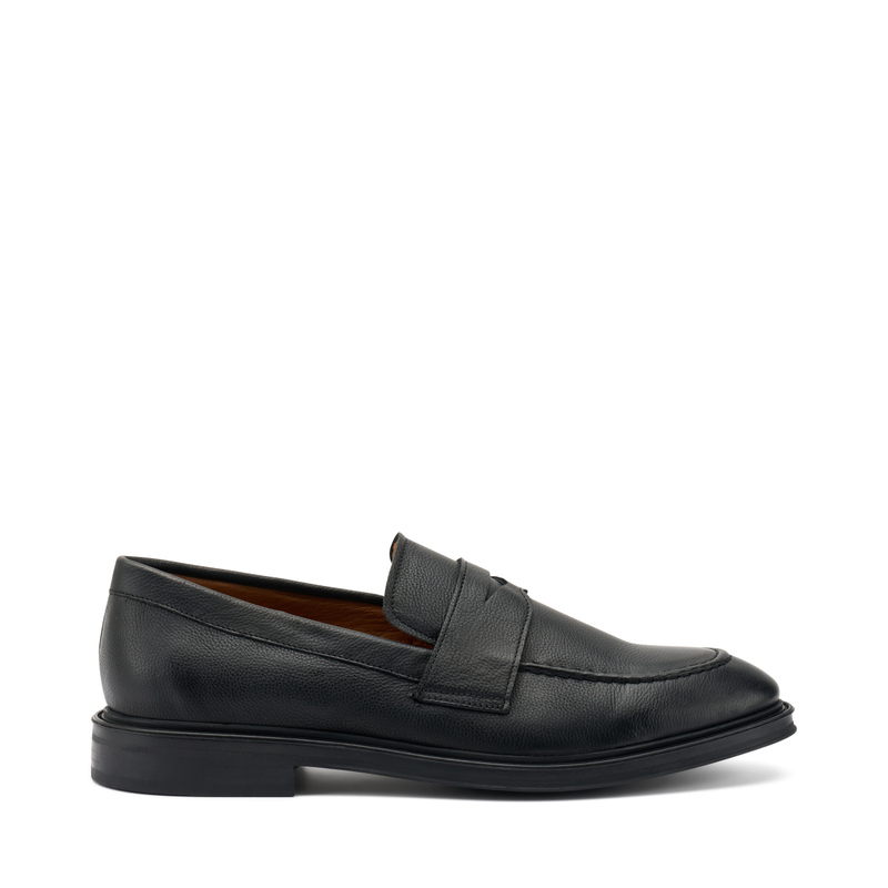 Leder-Mokassin mit Steg | Frau Shoes | Official Online Shop