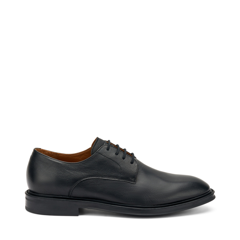 Eleganter Schnürschuh aus gewalktem Leder | Frau Shoes | Official Online Shop