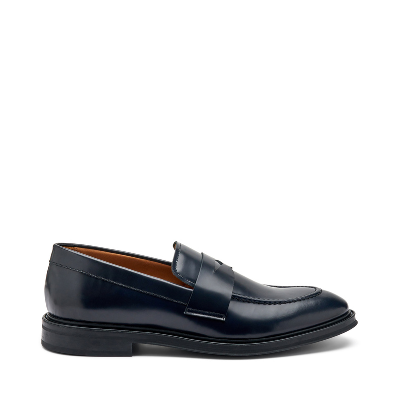 Elegante Mokassins aus glänzendem Leder | Frau Shoes | Official Online Shop