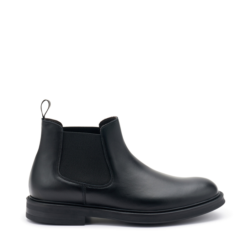 Leather Chelsea boots with tonal elastic | Frau Shoes | Official Online Shop