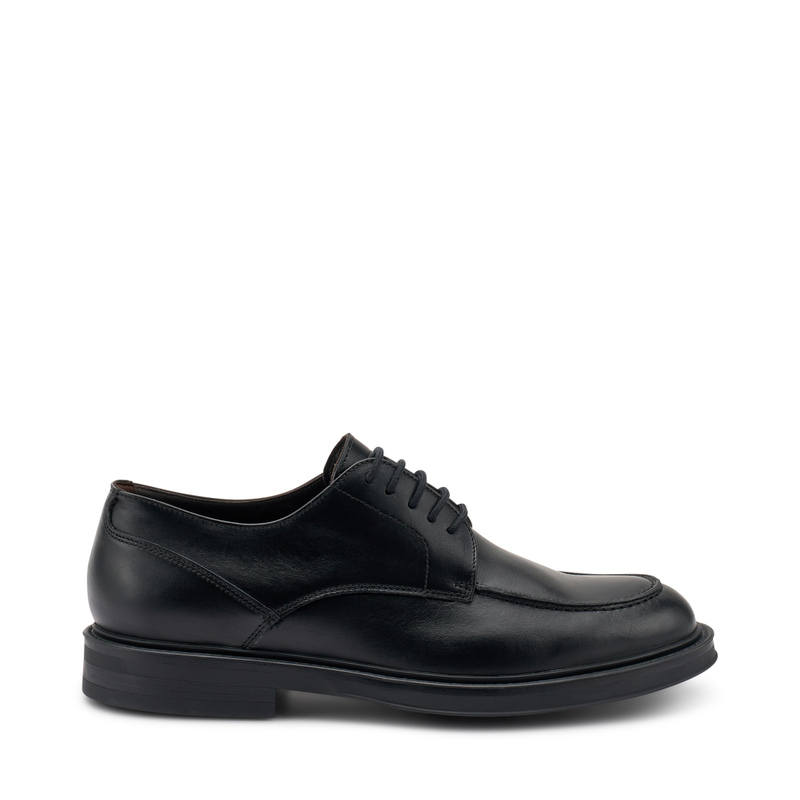 Schnürschuh aus Leder mit Mokassin-Vorderblatt | Frau Shoes | Official Online Shop