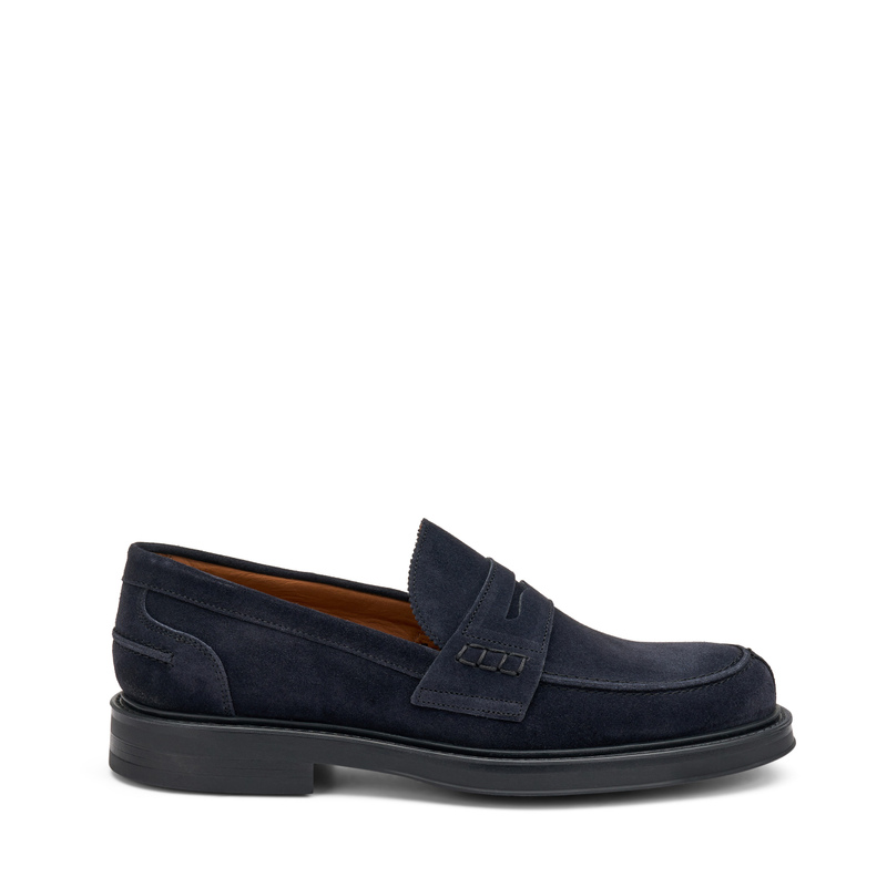 Mocassino college in suede finish anticato - F/W 2025 | Nuovi Arrivi per lui | Frau Shoes | Official Online Shop