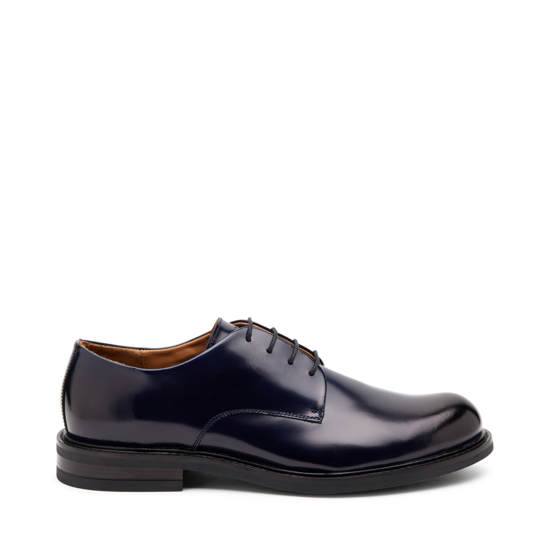 Eleganter Schnürschuh aus halb glänzendem Leder | Frau Shoes | Official Online Shop