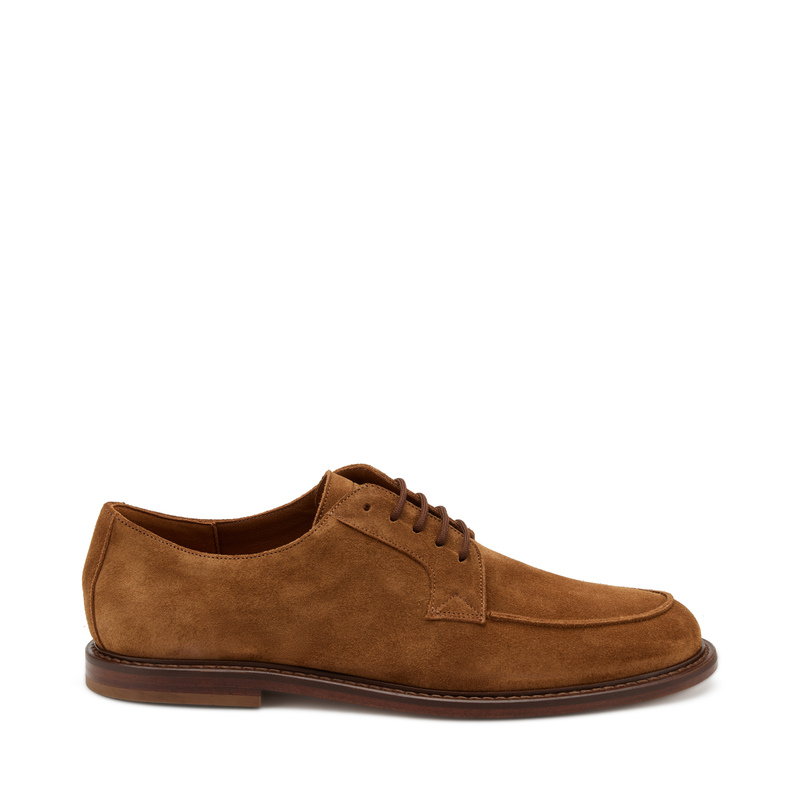 Suede lace-ups with leather sole | Frau Shoes | Official Online Shop