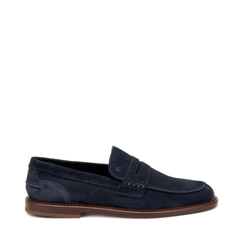 Mokassin mit rissiger Optik und Sohle aus Leder | Frau Shoes | Official Online Shop