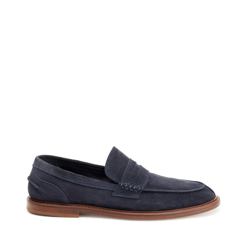 Ragged-look loafers with leather sole - Loafers | Frau Shoes | Official Online Shop