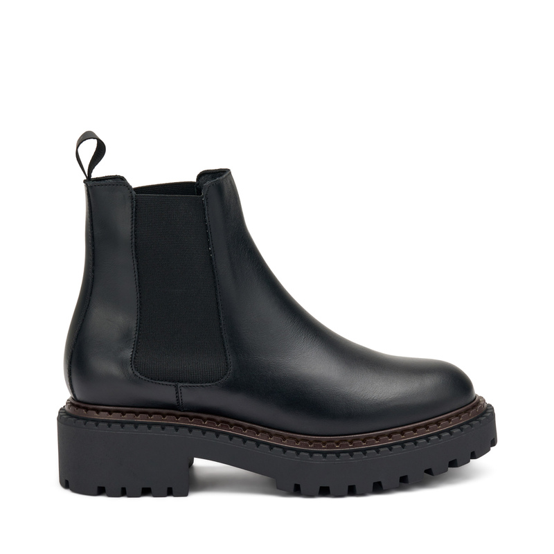 Leather Chelsea boots with double welt | Frau Shoes | Official Online Shop