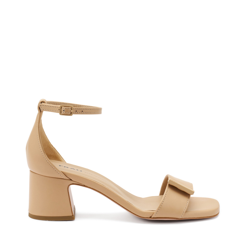 Sandale aus Leder mit Absatz | Frau Shoes | Official Online Shop