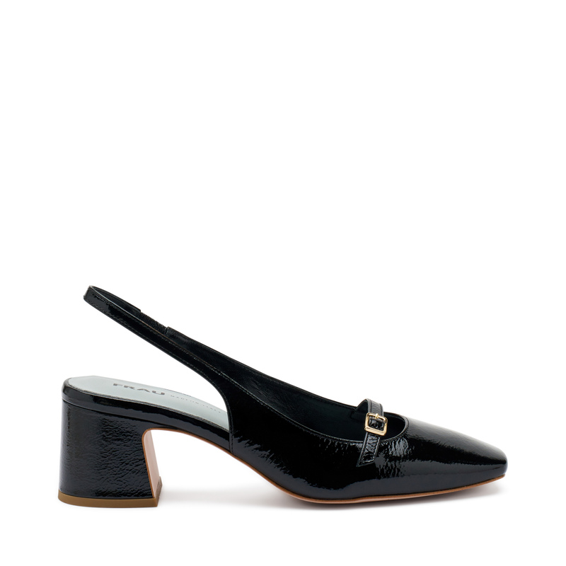 Patent leather slingbacks with strap - Glamour 24/7 | Frau Shoes | Official Online Shop