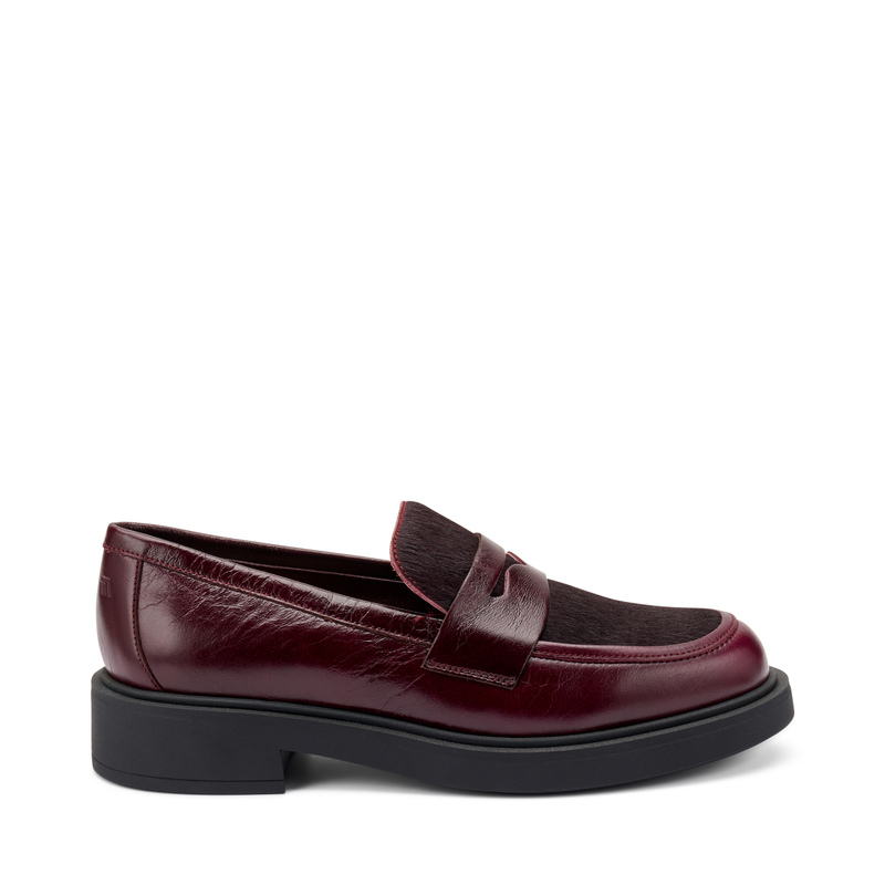 Bi-material loafers | Frau Shoes | Official Online Shop